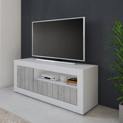 Lucino, Mobile Porta tv Cassetti, 137x42x56h cm Bianco
