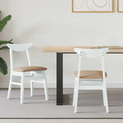 Sedie da pranzo 2 pcs Bianco 42 x 47.5 x 81 cm