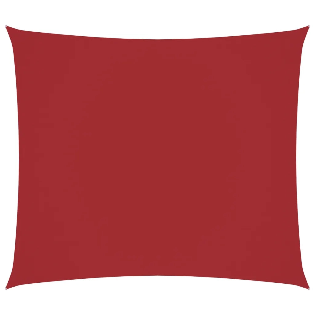 Parasole a Vela Oxford Rettangolare 2,5x3 m Rosso