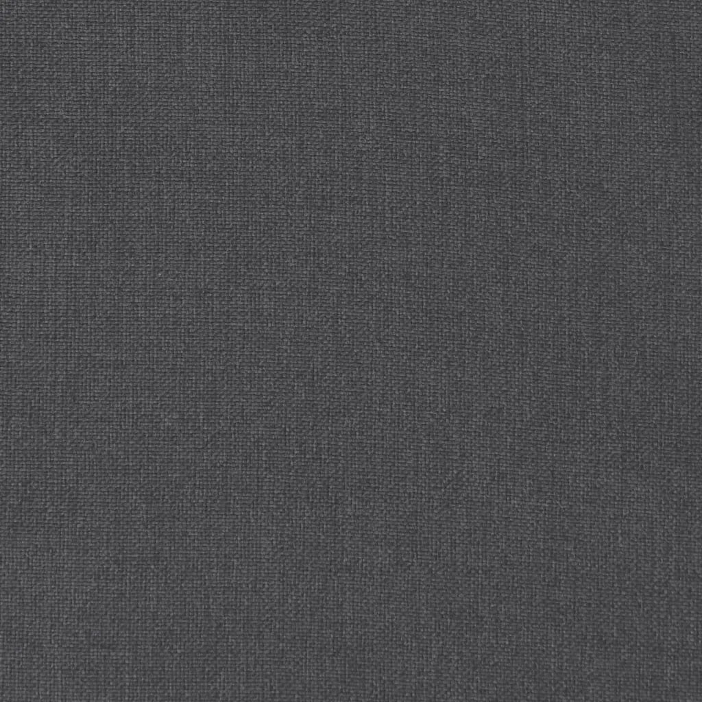 Cuscini Sedia Schiena Bassa 2 pz Antracite Mélange 100x50x4 cm 4002442