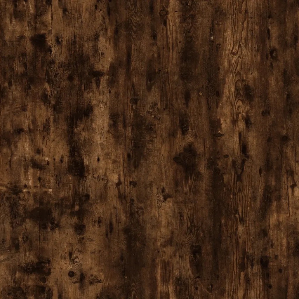 Comodini 2 pz-Set di 2 Tavolino da notte Rovere Fumo 50x46x50 cm in Legno Multistrato
