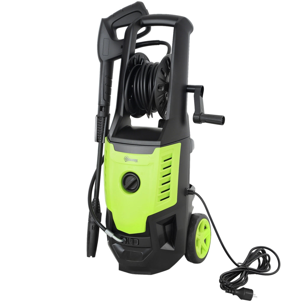 Idropulitrice Alta Pressione 2200W con Accessori ¨C Minimal ¨C Verde Nero 32x32x80 cm