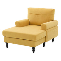 Poltrona letto moderna - Xylo - Tessuto chenille, schienale e braccioli comodi, tasche laterali