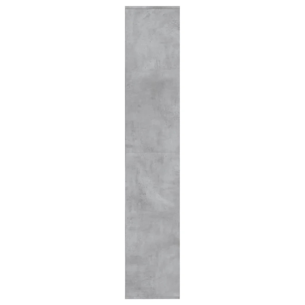Scarpiera mobile contenitore per scarpe mobile per ingresso/corridoio/soggiorno 54 x 34 x 183 cm legno ingegnerizzato grigio 02_0021818