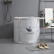 Bagno di ghiaccio pieghevole per crioterapia e sport invernali - Portatile e isolato, 70 x 65 cm