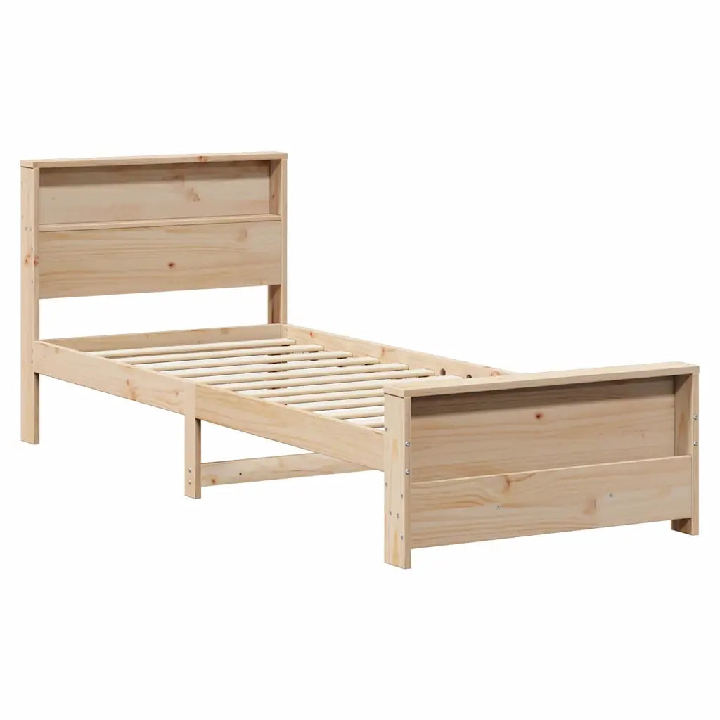 Struttura del letto Marrone 100 x 200 cm Legno multistrato