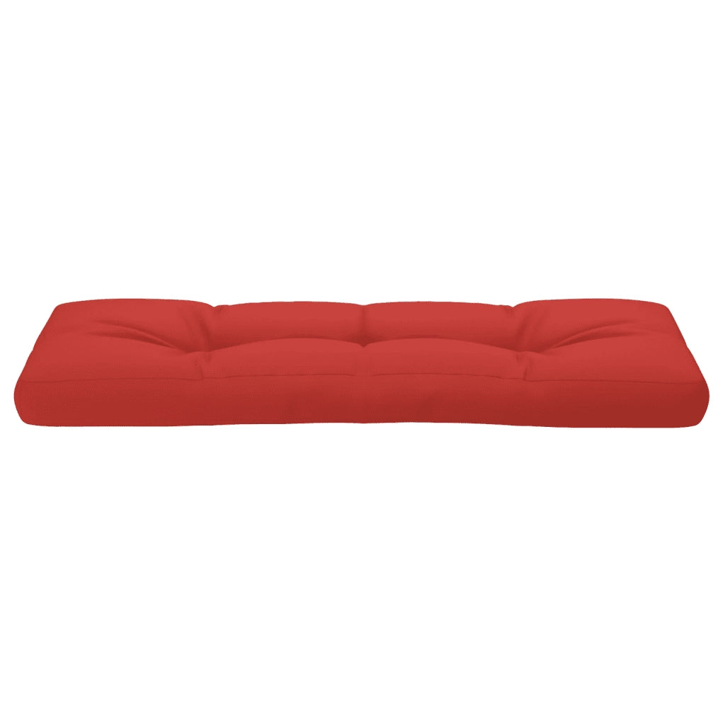 vidaXL Cuscino per Pallet Rosso 120x40x12 cm in Tessuto