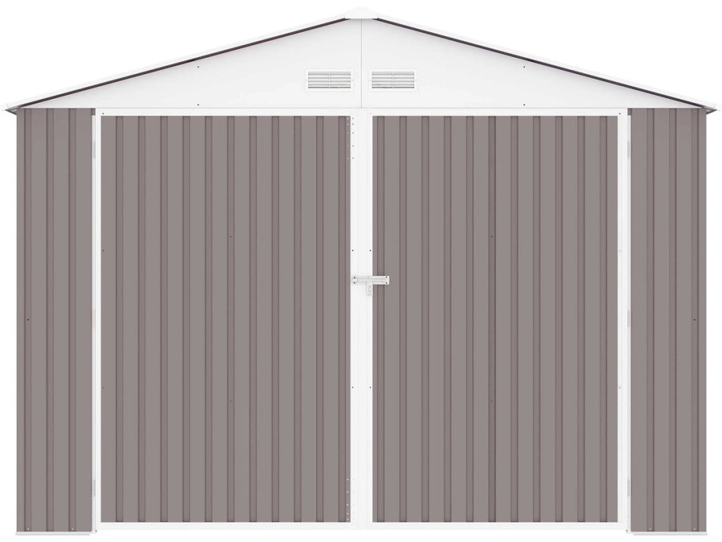 Garage in metallo NEVADA con porta battente - 15,36 m²