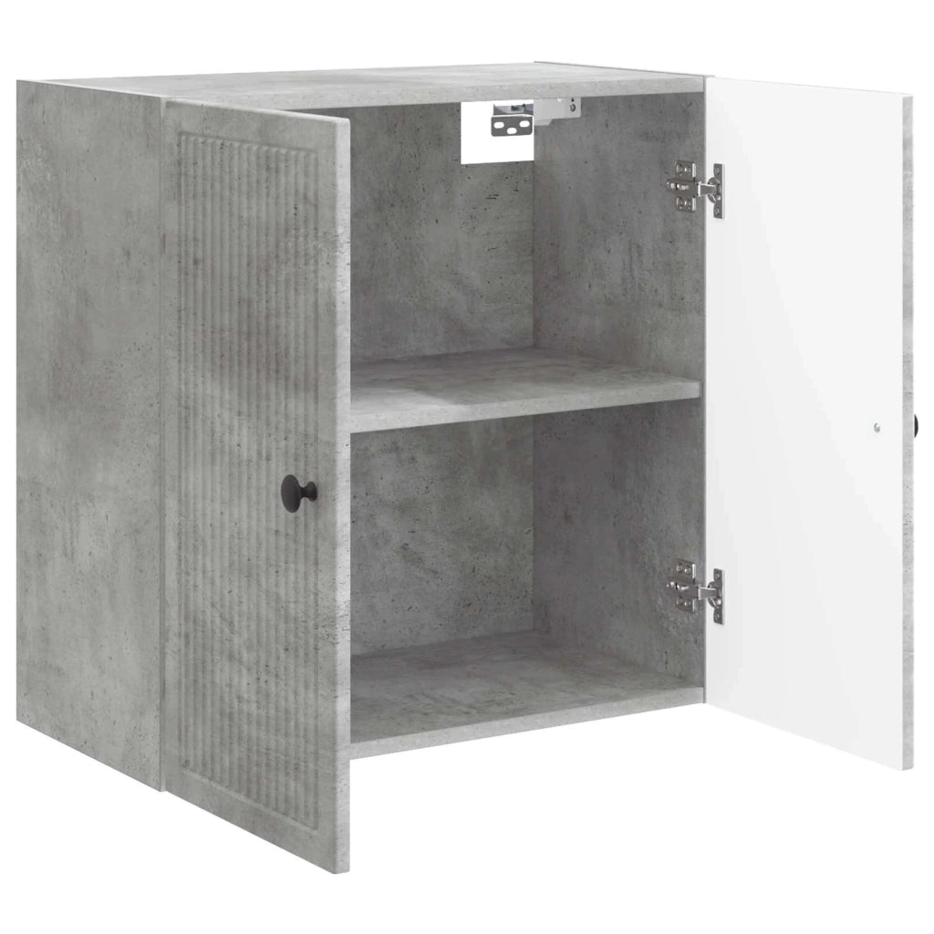 Mobiletto a muro Grigio Cemento 59 x 31 x 60 cm 897898