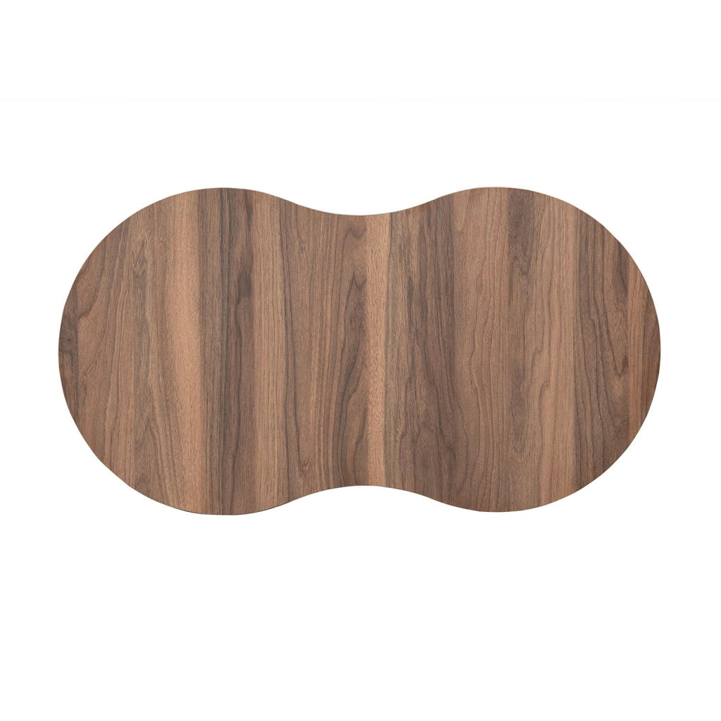 Tavolino in legno "Moon" 99 x 54 x 45 cm - Noce