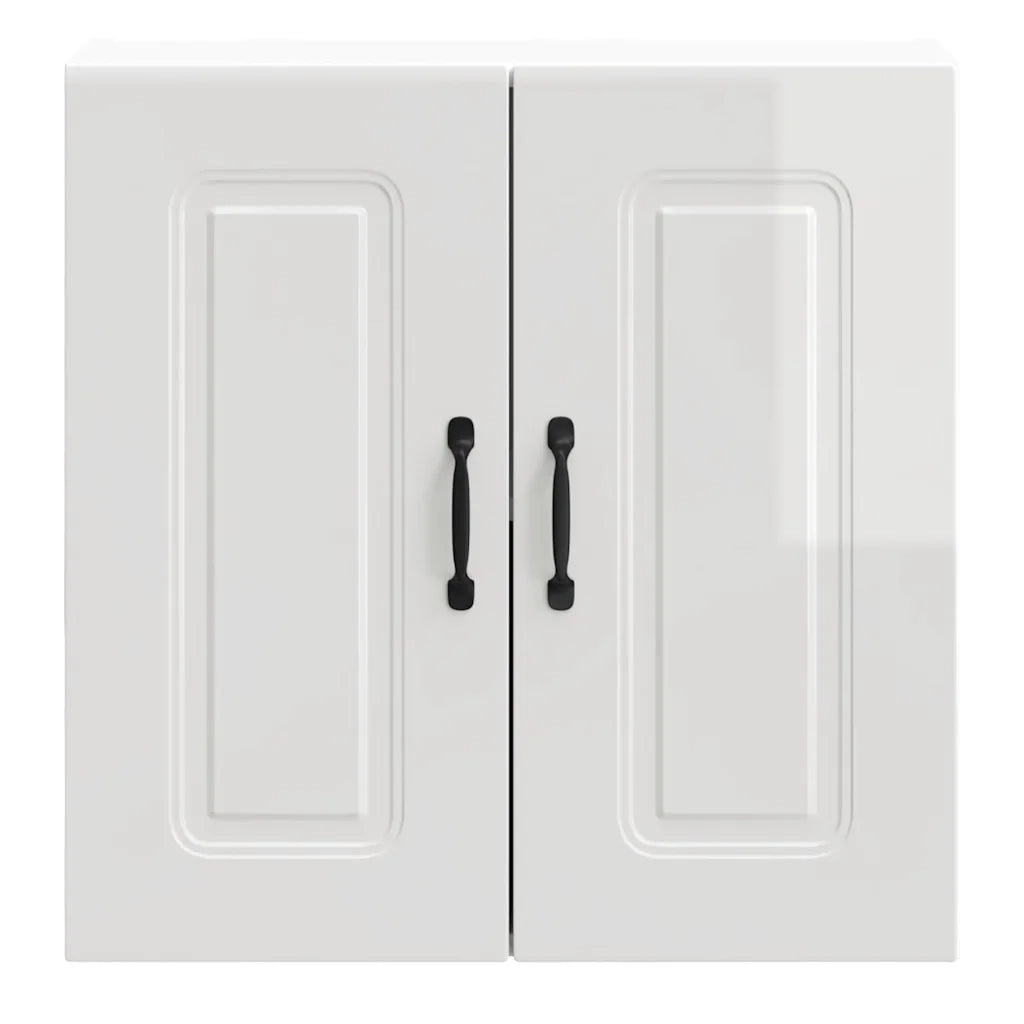 Base da Cucina Kalmar Bianco Lucido in Legno Multistrato 853579