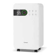 Deumidificatore portatile 15 L/giorno 28 x 20,5 x 50 cm funzionamento silenzioso 3 modalità design contemporaneo in ABS bianco 20_0019436