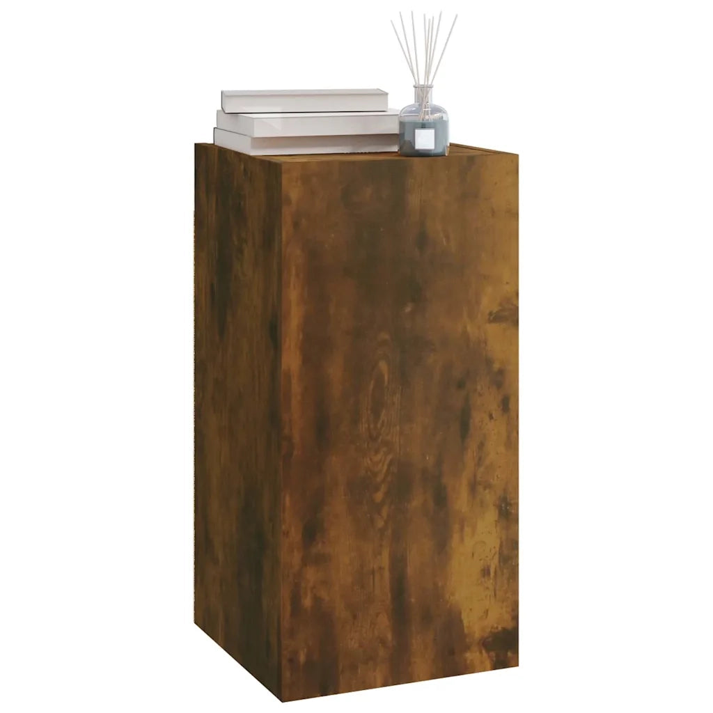 Mobile TV Rovere Fumo 30,5x30x60 cm in Legno Ingegnerizzato 815741