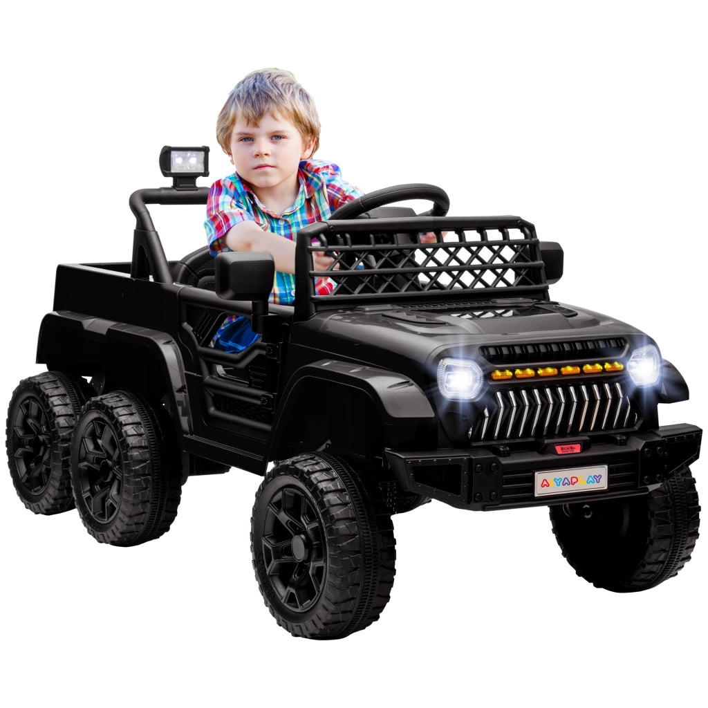 Auto elettrica per bambini ¨C zephmum ¨C 122x62.5x65 cm nero