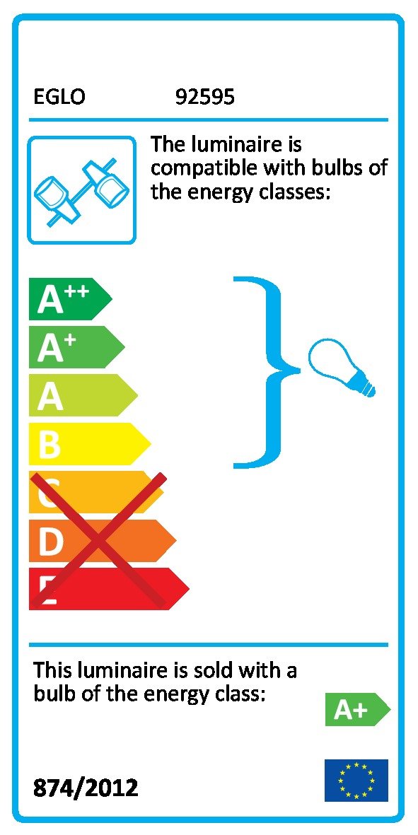 FARETTO BUZZ A LED IN NICKEL 3 WATT - EGLO 92595