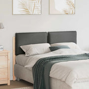 Testiera imbottita-Testiera con Cuscini-Testata Grigio Naturale e Chiaro 150 cm