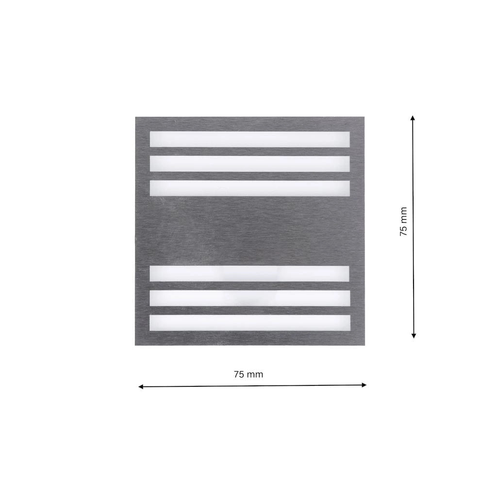 Lampada segnapasso LED Eko-Light Pepers 0,6W 3000K argento
