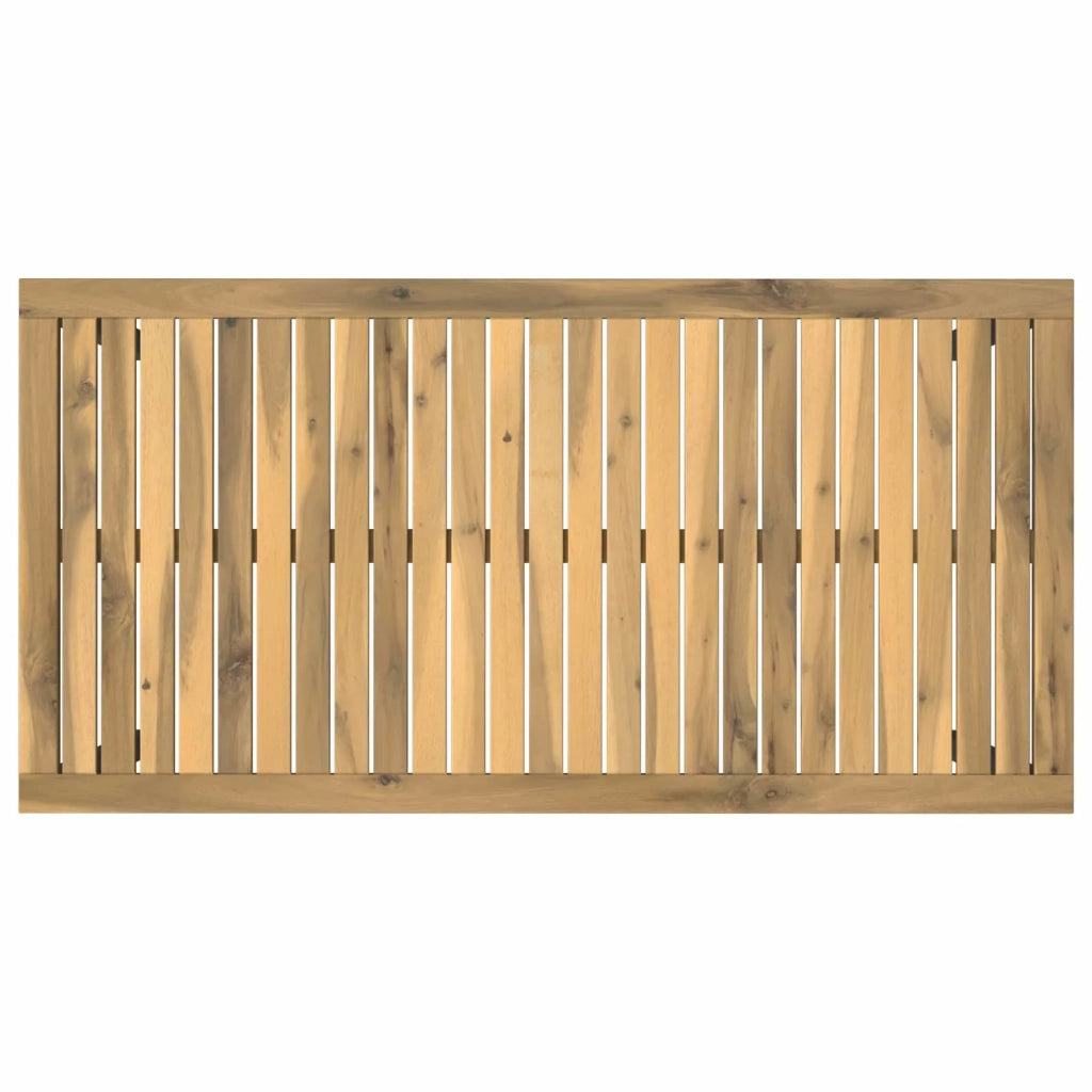 Tavolo da cena da giardino Bianco e Nero 108,5 x 55 x 75 cm 901760