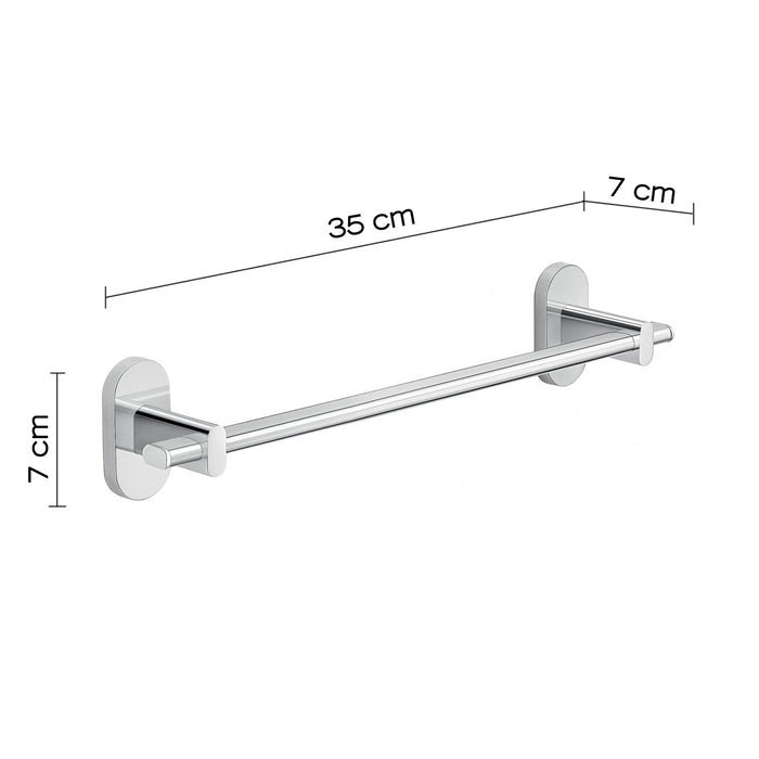 Portasalviette 35 cm in acciaio inox e Cromall 5321-45 Gedy serie FEBO Cromato