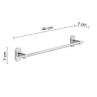 Portasalviette 45 cm in acciaio inox e Cromall 5321-45 Gedy serie FEBO Cromato