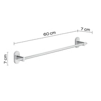 Portasalviette 60 cm in acciaio inox e Cromall 5321-60 Gedy serie FEBO Cromato