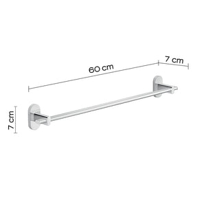 Portasalviette 60 cm in acciaio inox e Cromall 5321-60 Gedy serie FEBO Cromato