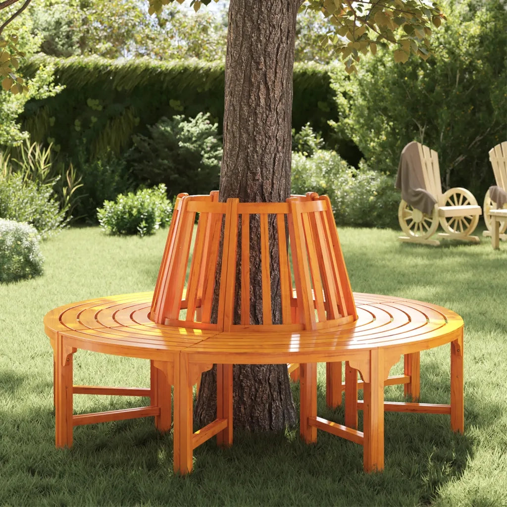Panchina per Albero Ø 160 cm in Legno 41777