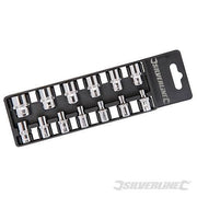 Set chiavi Silverline a bussola 13 pezzi 1/4 misure 4-14mm in acciaio Prezzo
