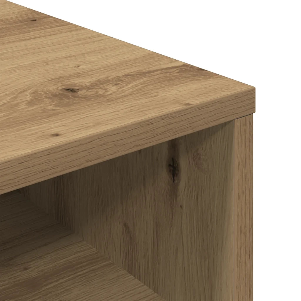 Libreria-Scaffale per Libri-Mobile di Stoccaggio Rovere Artigianale 34x31x80 cm Legno Multistrato