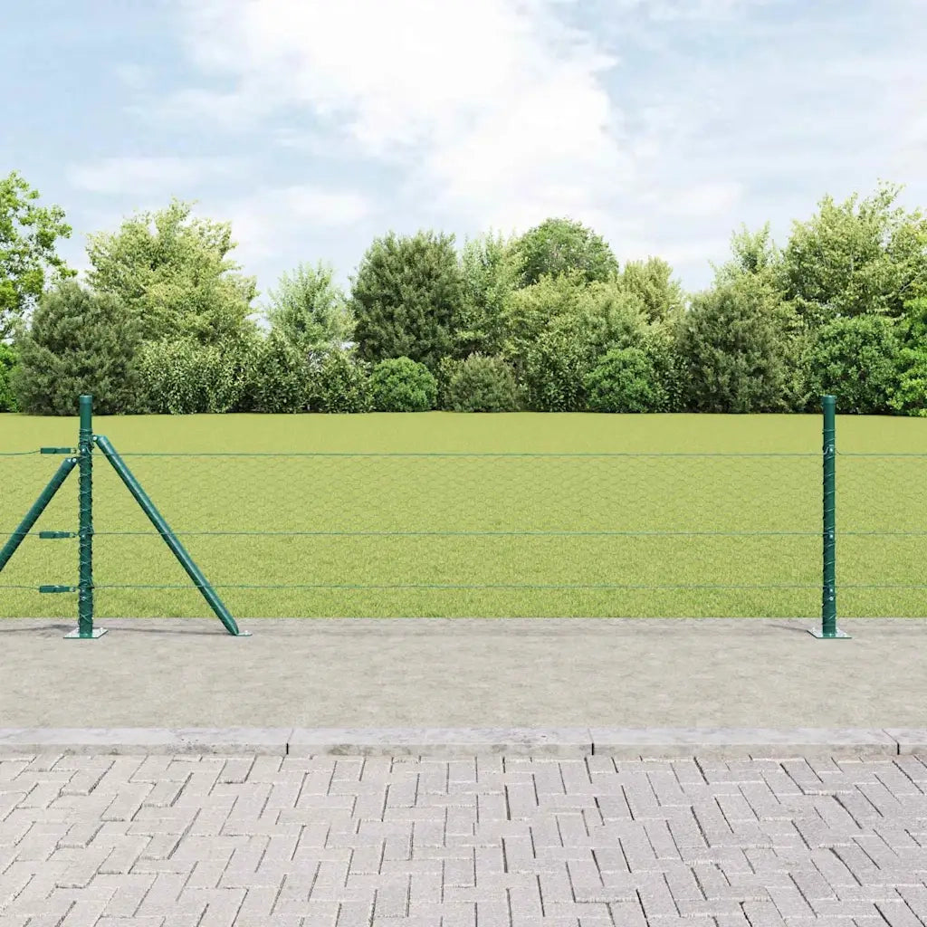 Palo della recinzione Verde 50 x 0,4 m (rete da 25 mm)