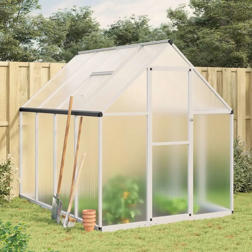 Telaio Serra con Base Argento 224x169x195 cm in Alluminio 4005834