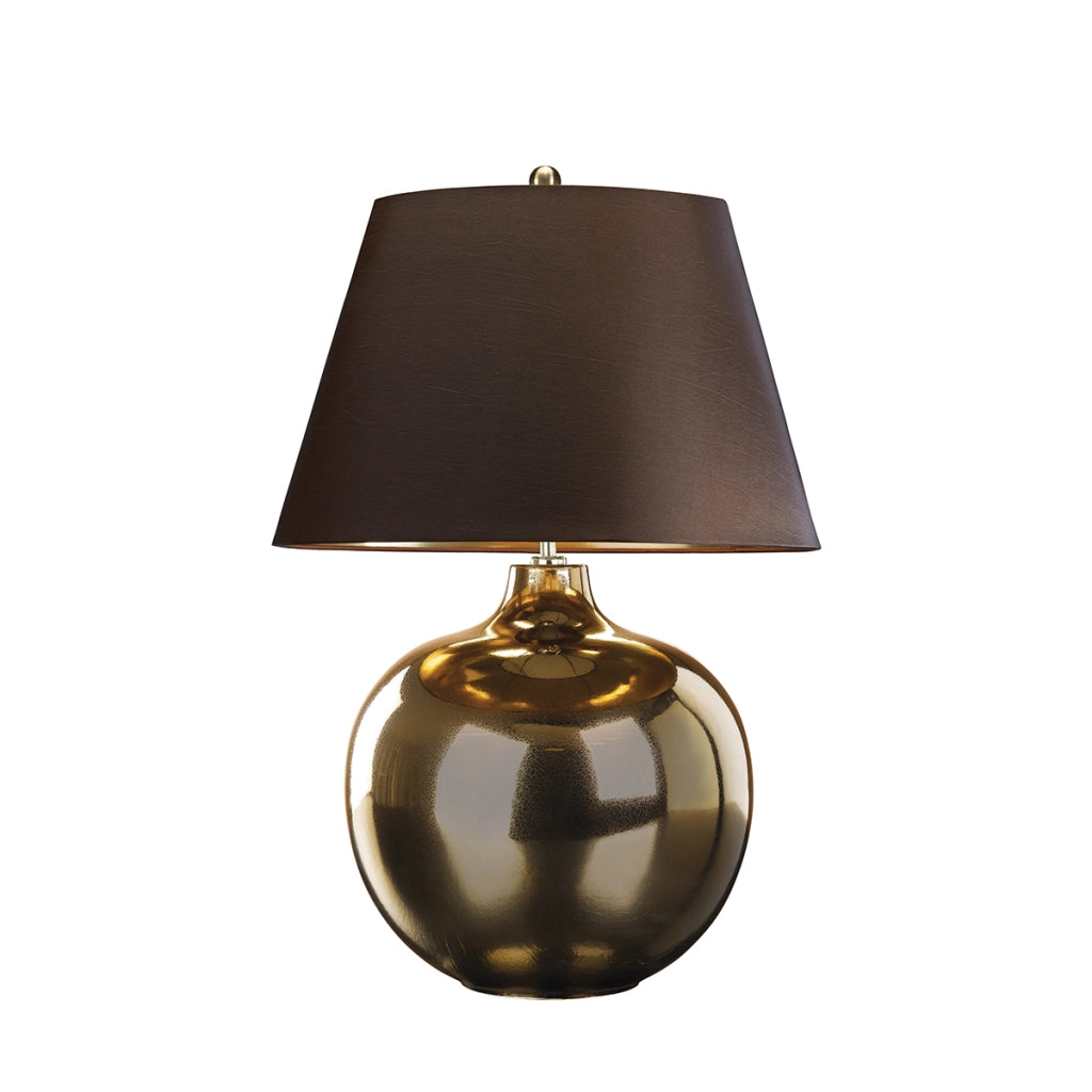 Lampada da tavolo Ottoman porcellana bronzo E27 60W Elstead