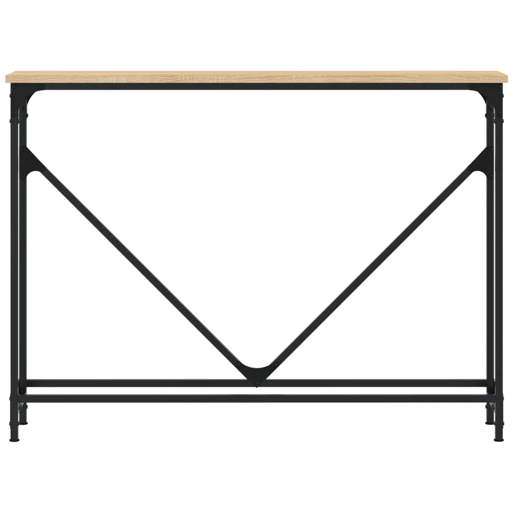 Tavolino Consolle Rovere Sonoma 102x22,5x75cm Legno Multistrato