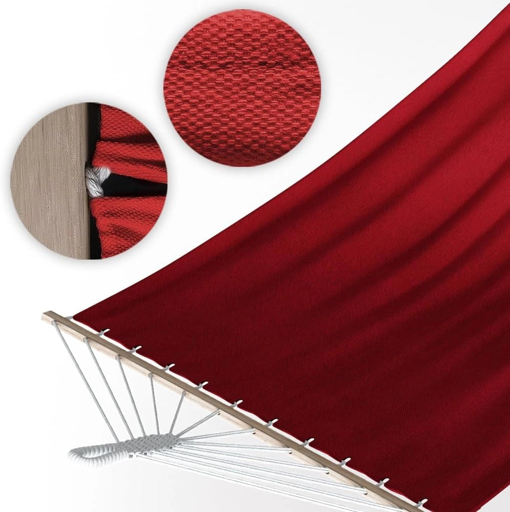 OK-Living Amaca, Rosso, 190 x 120 cm, adatto per uso interno ed esterno, compatibile con supporti