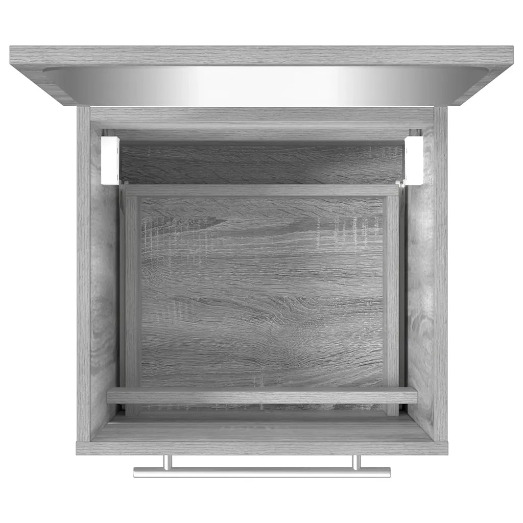 Mobile da Bagno con Specchio-Armadietto a Specchio da Bagno Grigio Sonoma 41x38,5x48 cm