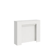 Consolle allungabile 90x25/211 cm Kivra Bianco Frassino