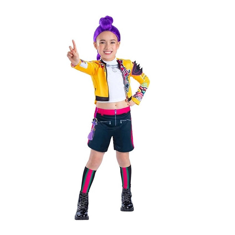 Vestito Rumi  Originale  K-Pop Demon Hunters  Rumi Classic Child Costume, Kids Fancy Dress 9-10 anni