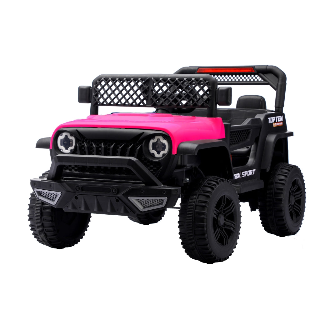 Auto elettrica per bambini con telecomando ¨C Xylo ¨C Rosso, blu, verde