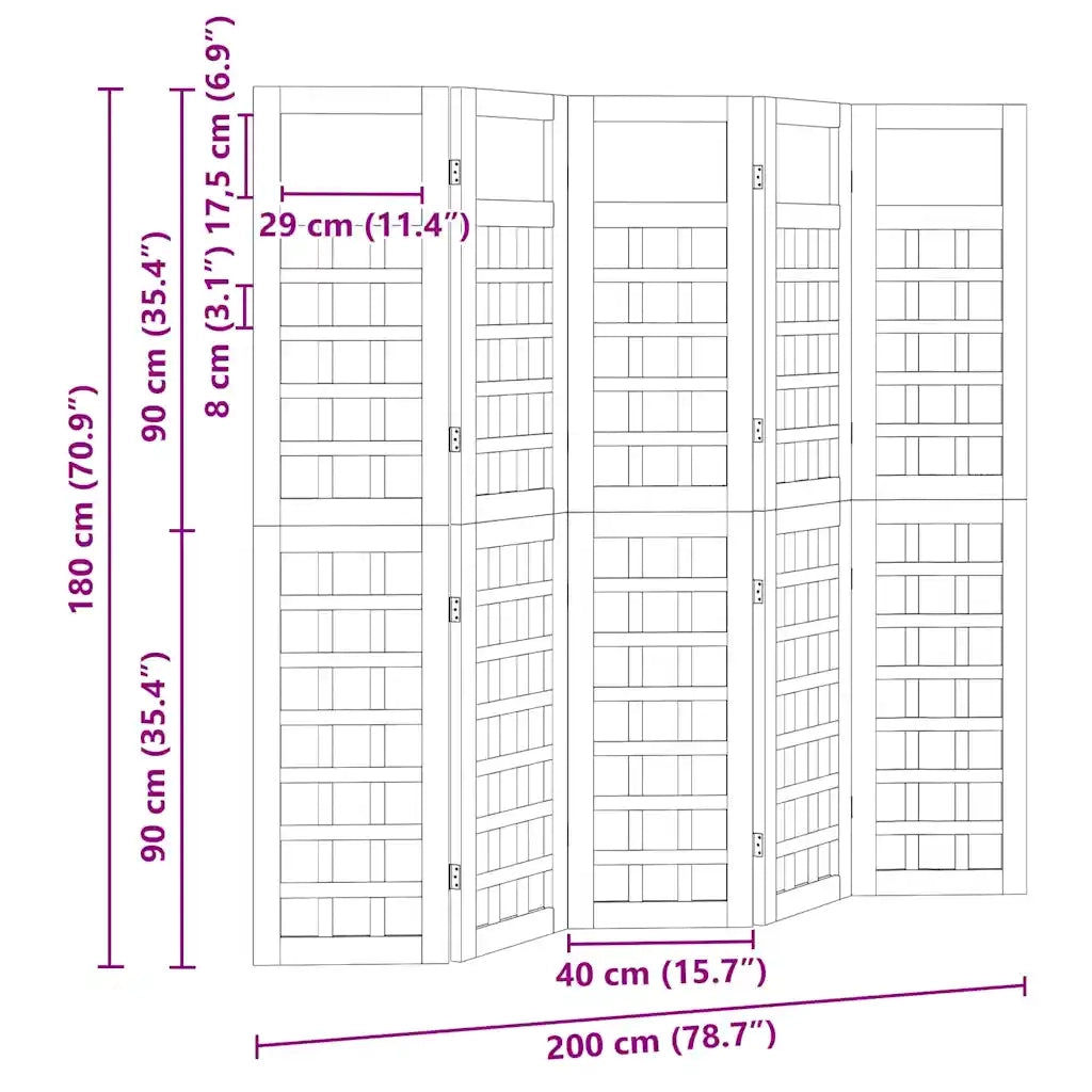 Schermo per Privacy Marrone miele 200 x 180 cm 3385876