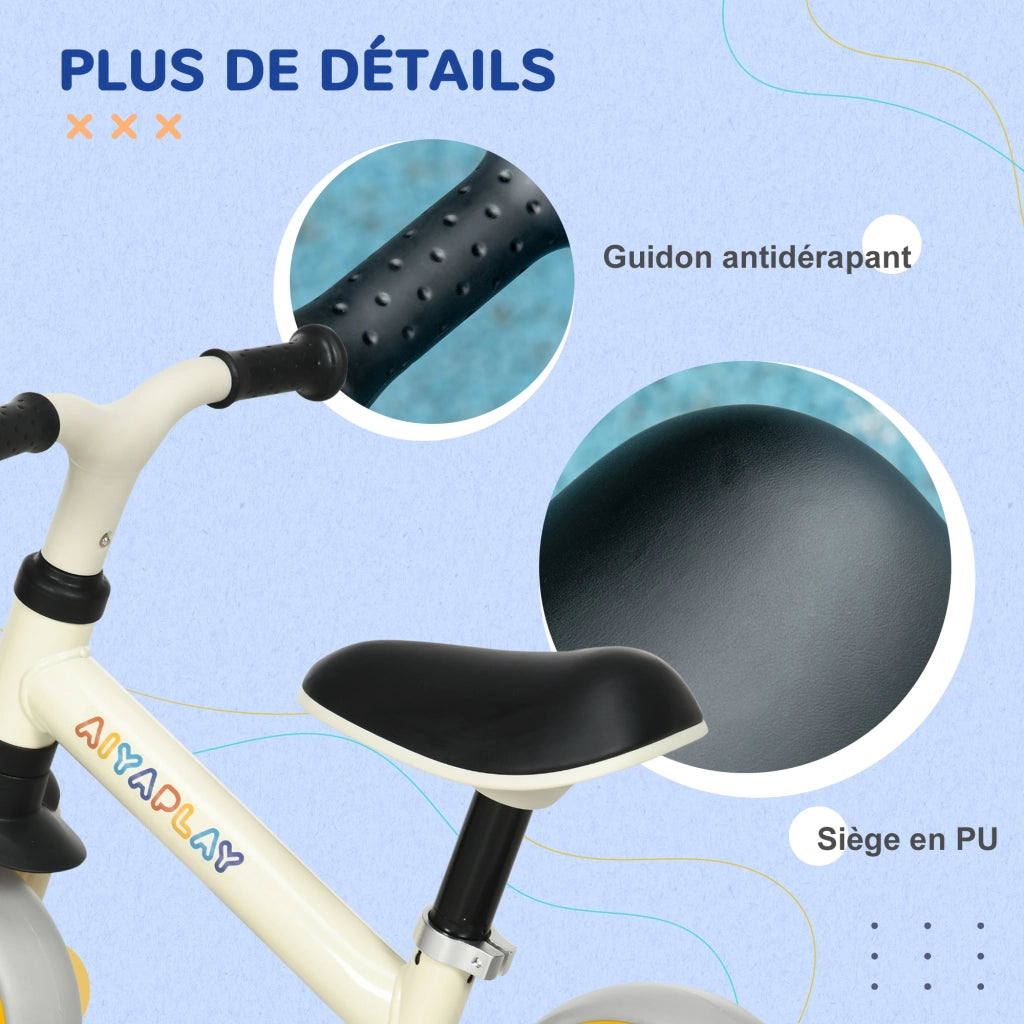 Bicicletta senza pedali regolabile ¨C zephmum ¨C arancione 18-48 mesi