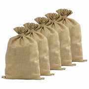 Sacco juta 50 cm x h 70 cm resistente e riutilizzabile set da 5 pezzi