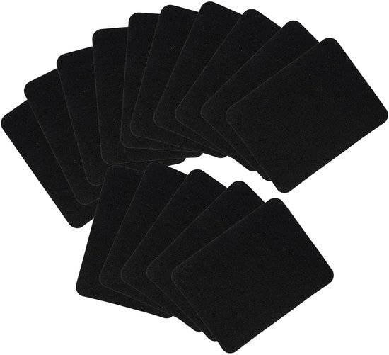 Set di strisce di rammendo da 15 - Duraturo - Riparazione - Jeans - Cotone - 9,5 x 12,5 cm - Facile da applicare - Pannelli di abbigliamento