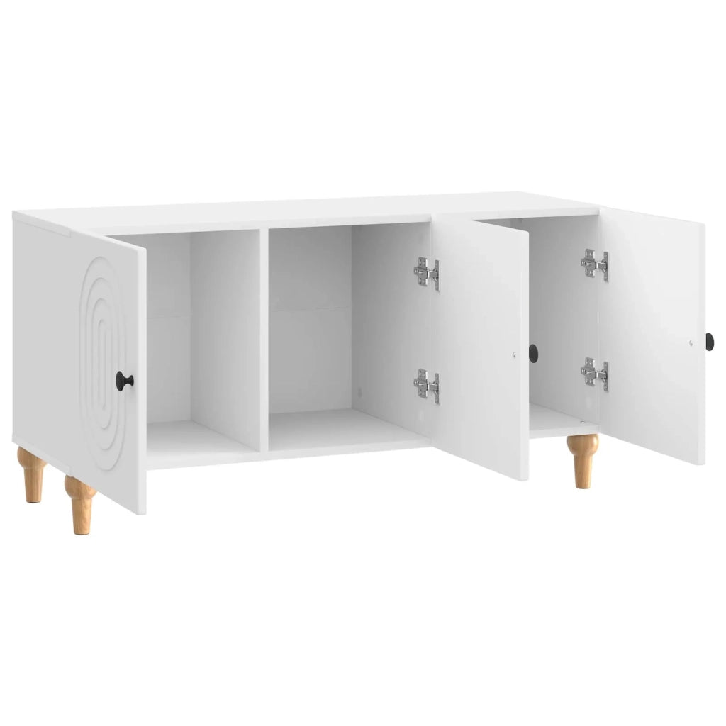 Mobile TV 99 x 34,5 x 50 cm Bianco Lucido Legno ingegnerizzato 894259