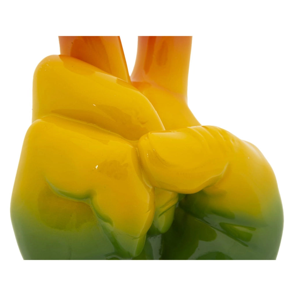 Scultura Vittoria, Multicolore, Poliresina, 16x13x36 cm