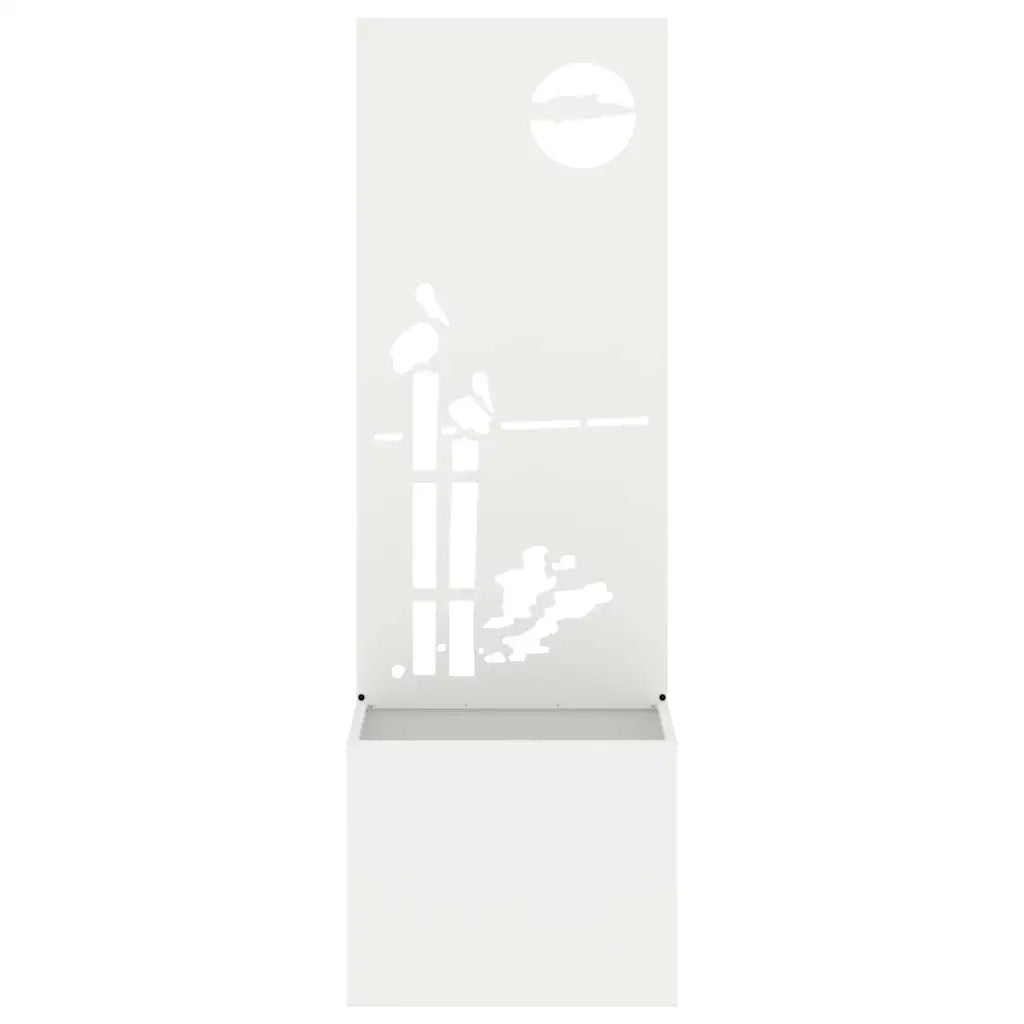Schermo per privacy in giardino Traforo Bianco 50 x 150 cm CFW6376905