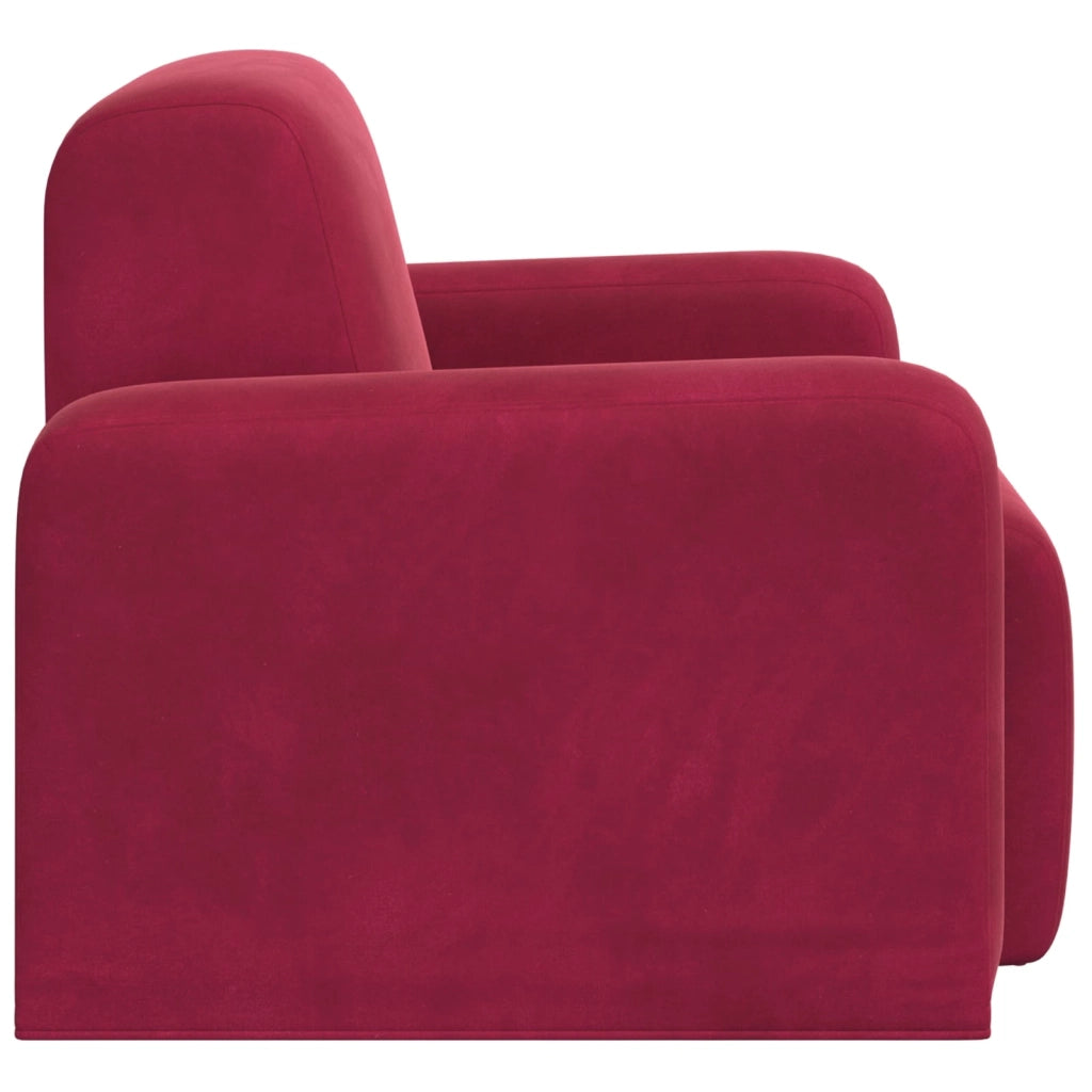 Poltrona Rosso Vino Velluto (V) 42042434