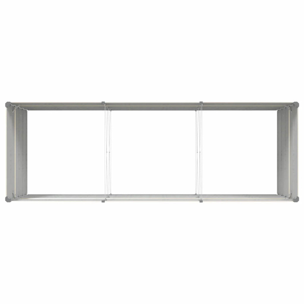 Fioriera Avorio 290 x 100 x 75 cm Acciaio zincato