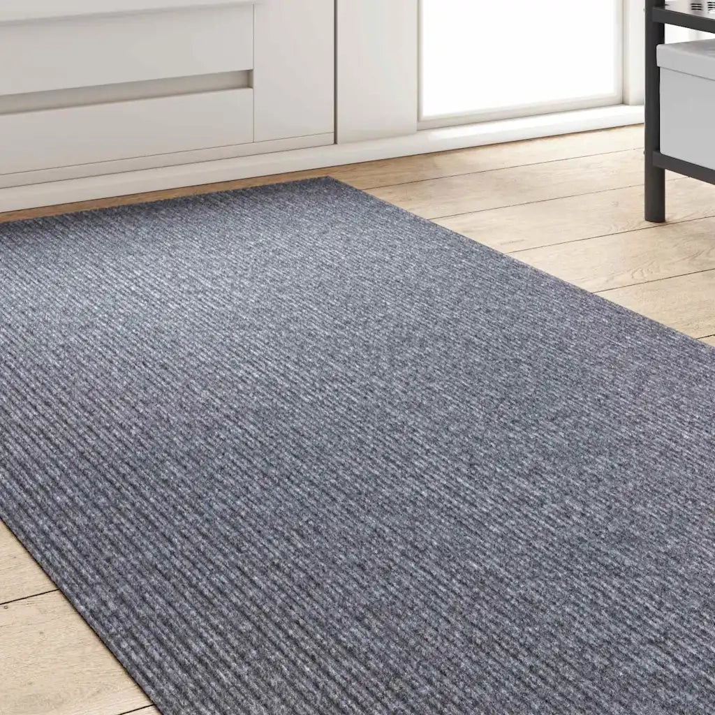 Runner in Moquette Grigio chiaro 80 x 400 cm Tessuto 42011431