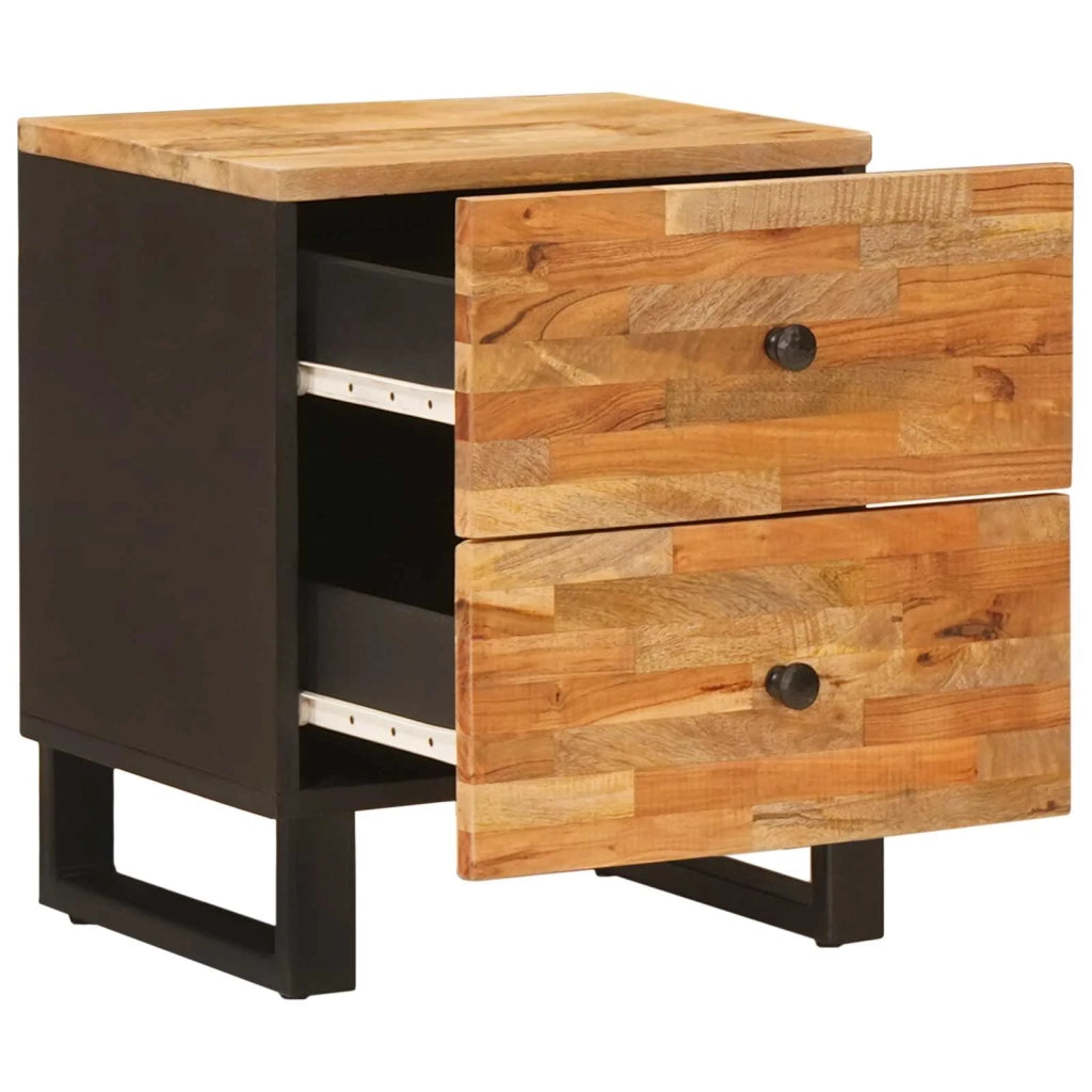 Armadio da Notte con cassetto 2 pcs Marrone 40 x 33 x 46 cm 4018295