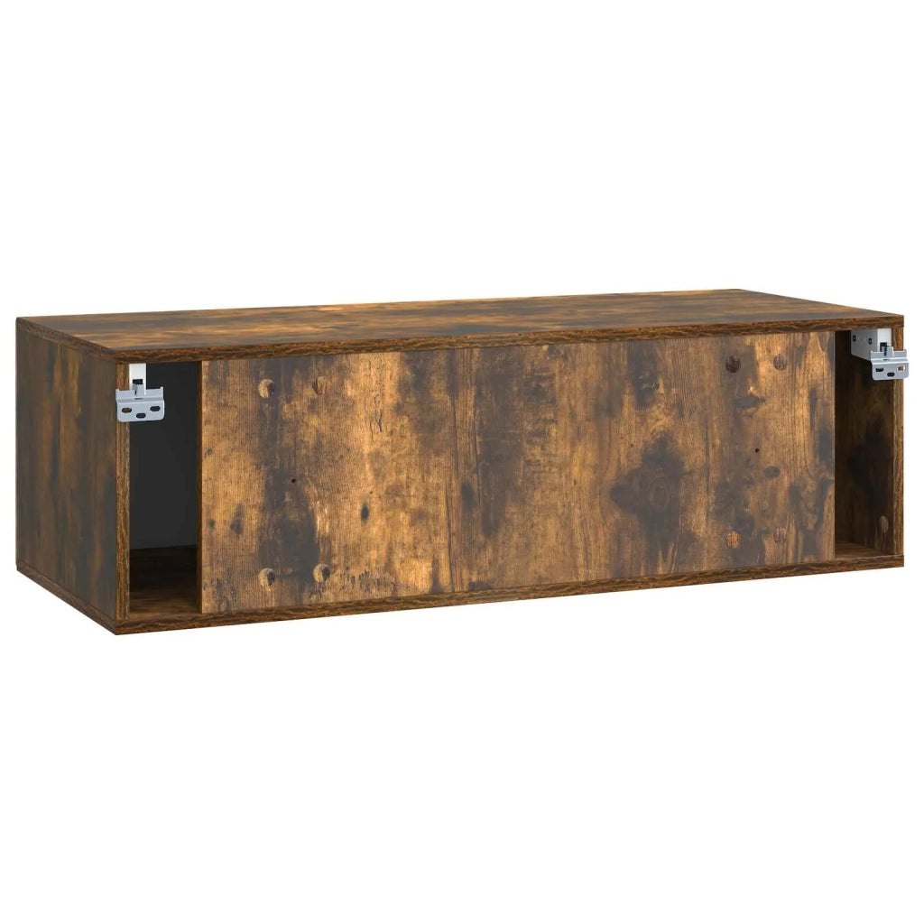 Mobile Porta TV da Muro Rovere Fumo 98 x 41 x 30 cm